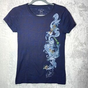 Blue 84 Shirt Womens‎ Medium Pacific Whale Foundation Blue Maui Hawaii Tee USA